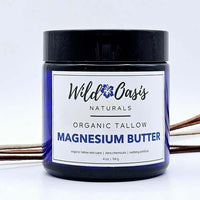 Applying transdermal magnesium tallow cream to feet for deep sleep and relaxation