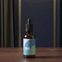 CB2 oil premium terpene protocol bottle for deep physical calm and mental clarity